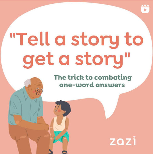 Tell a story to get a story