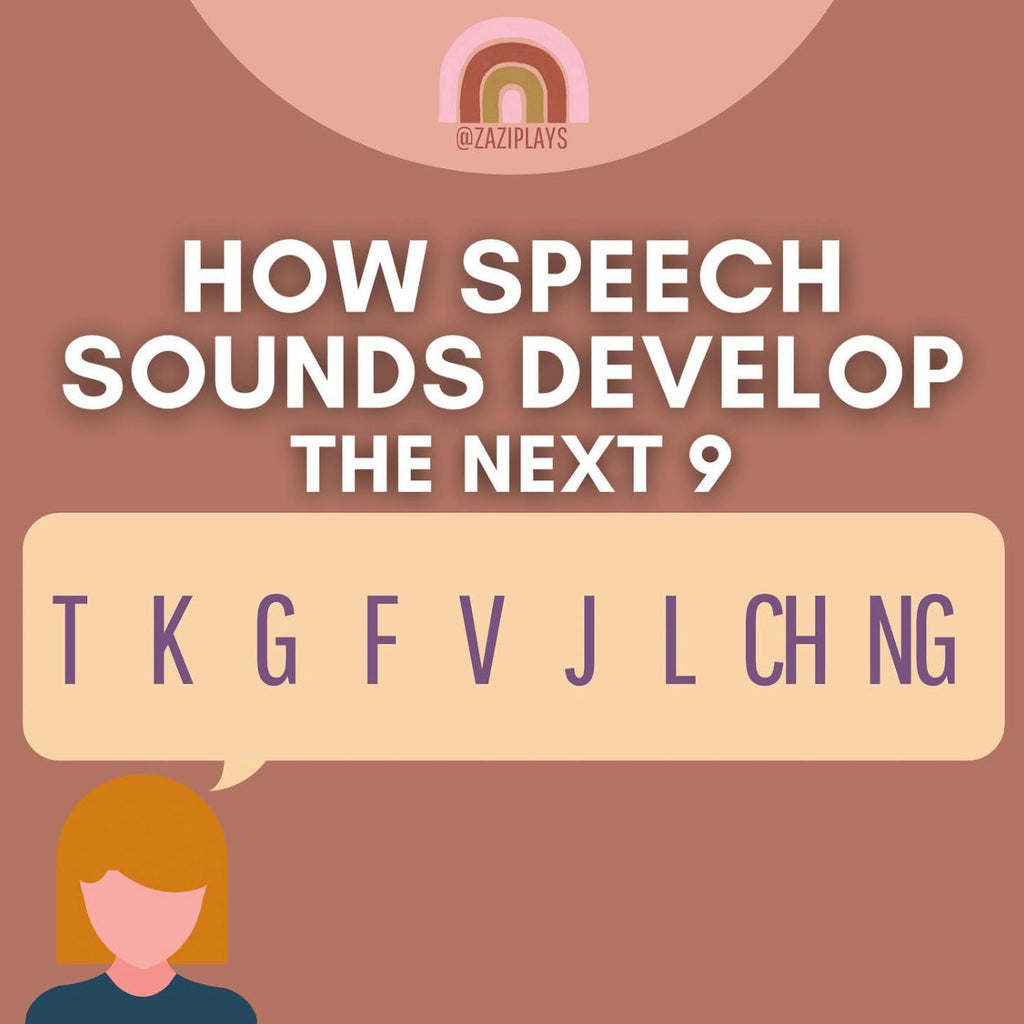 How speech sounds develop: The next 9