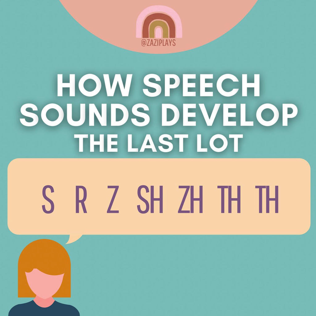 How speech sounds develop: The last lot