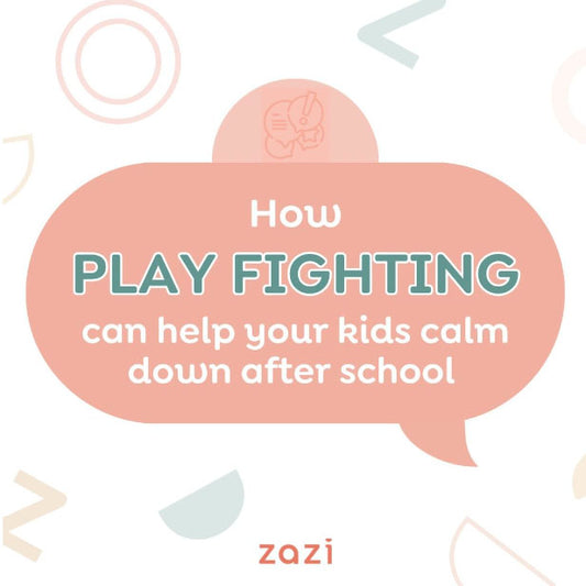 Play Fighting to help kids calm down after school