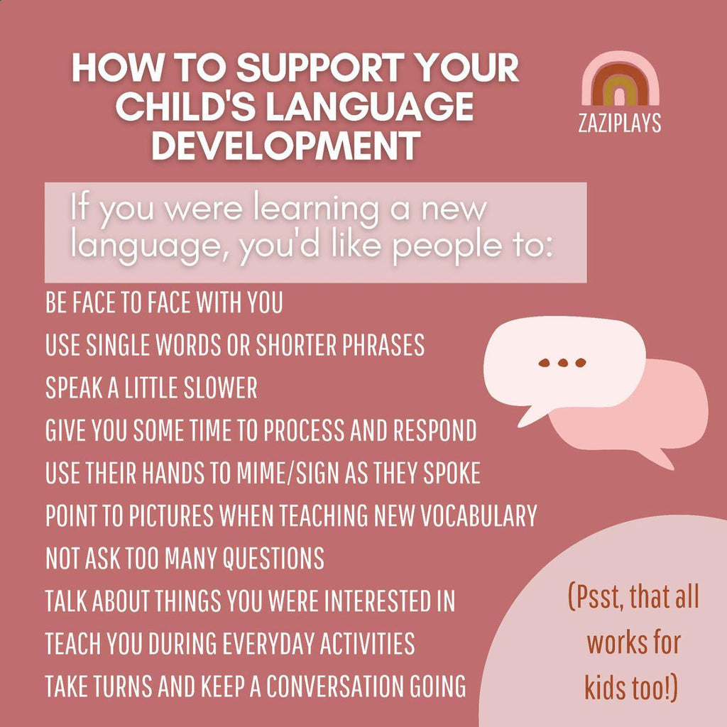 How to Support your Child's Language Development