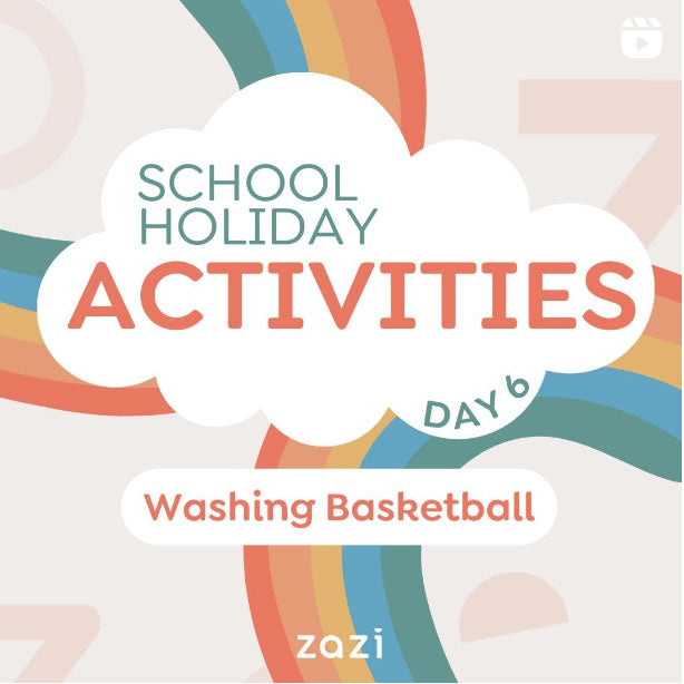 School Holiday Activities: Washing Basketball