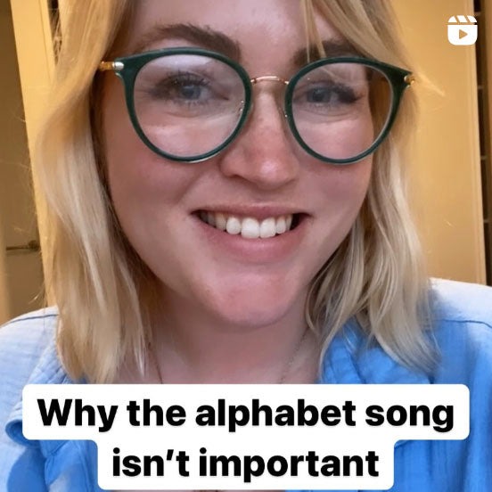 The Alphabet Song isn’t Important